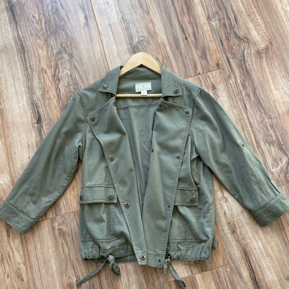 Casalon Olive Green Utility Jacket